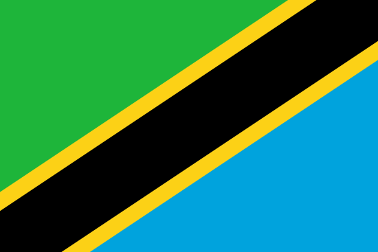 drapeau Tanzanie